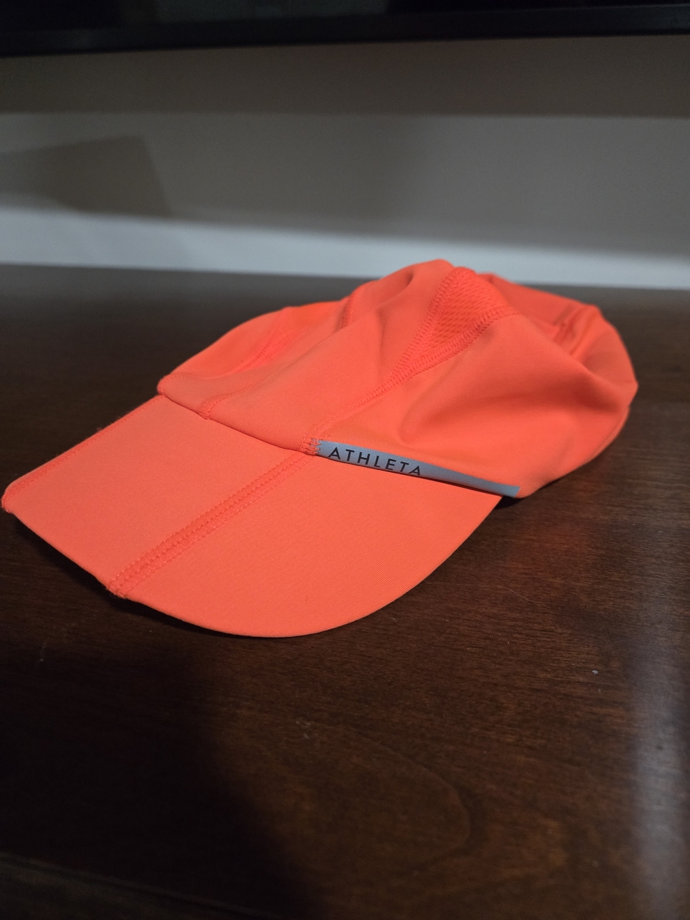 Athleta Bright Orange/Pink Performance Running Hat
